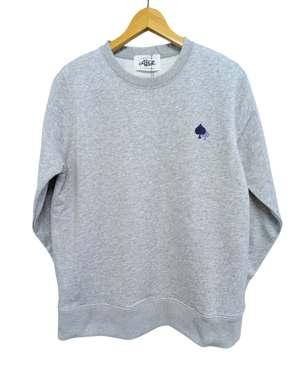 21号(6L～) MACMILLAN メッセージプリント+刺繍スウェット