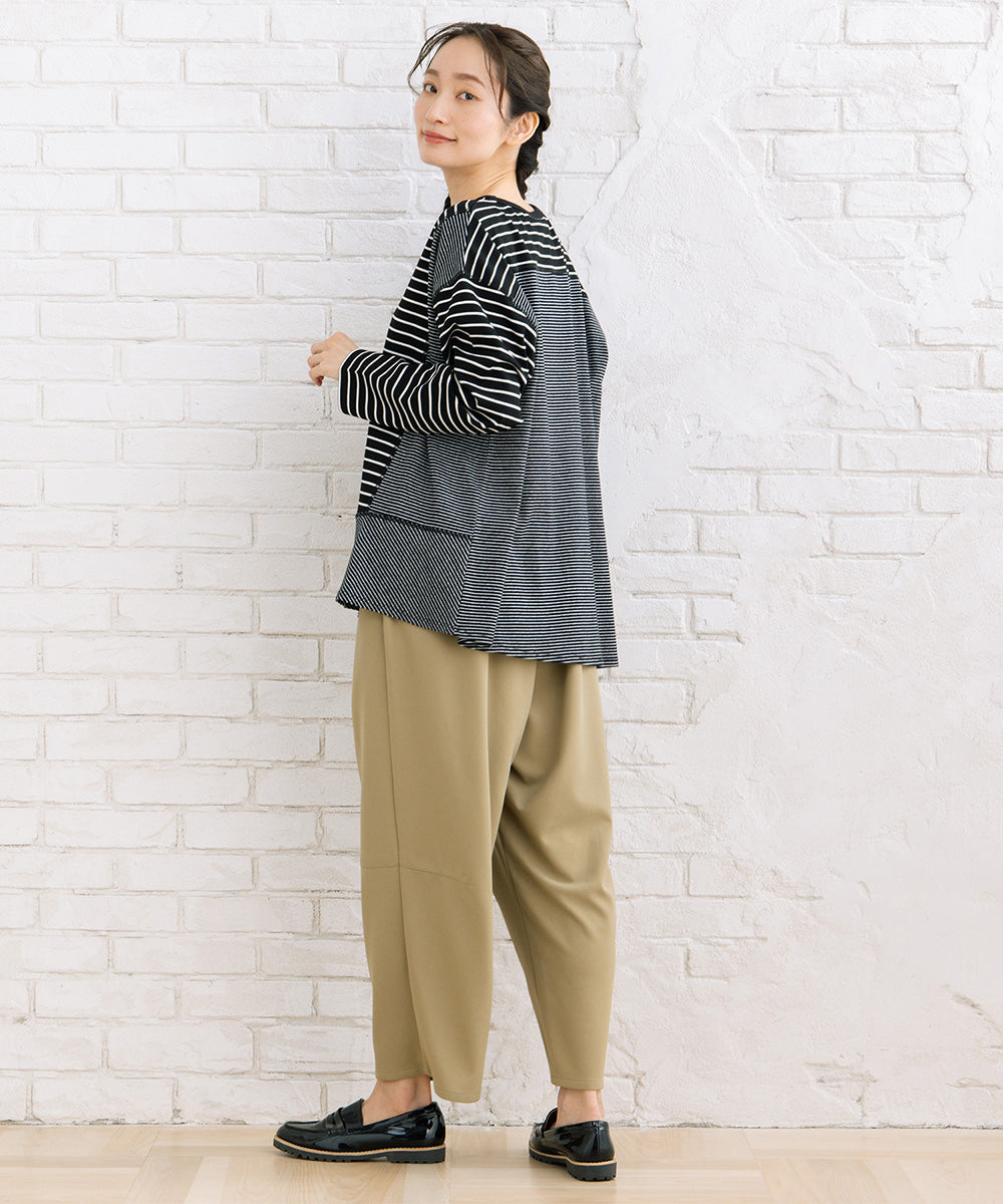 FONTLAB スイッチボーダーアシンメトリーカットソー