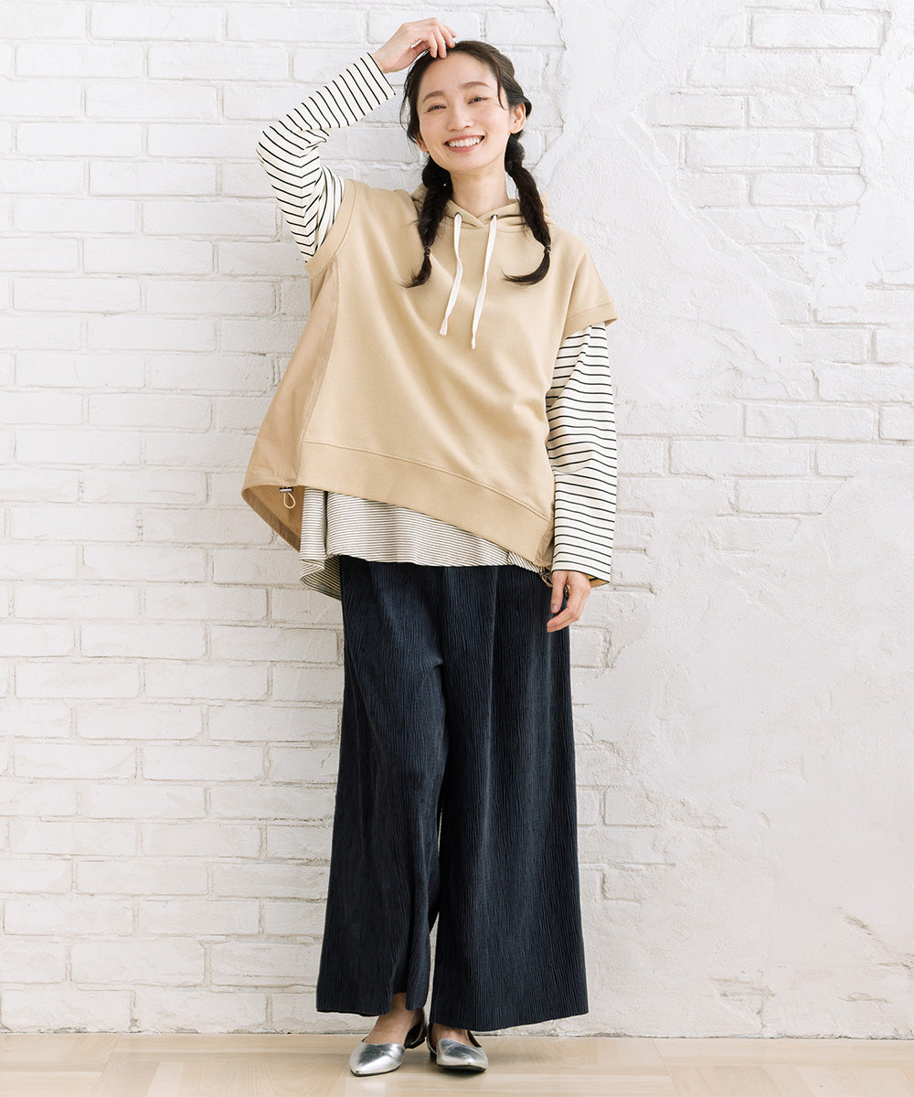 FONTLAB スイッチボーダーアシンメトリーカットソー