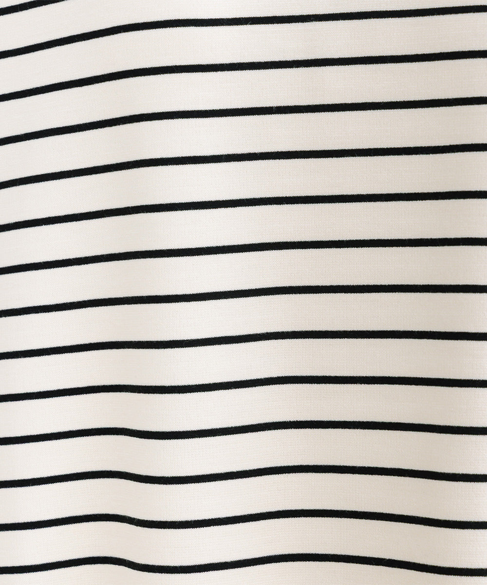 FONTLAB スイッチボーダーアシンメトリーカットソー