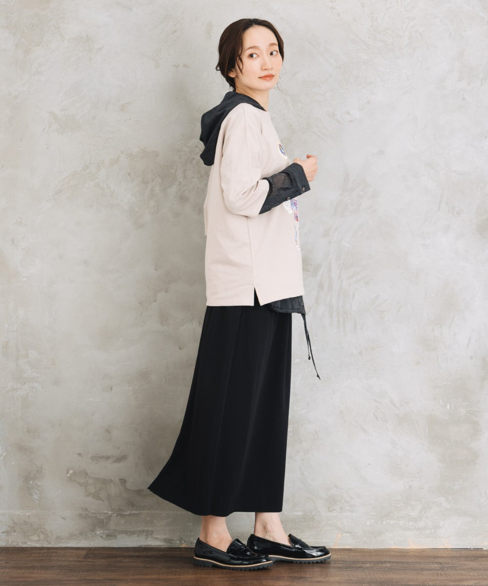 Bleu tango [Rogique]Jorney Memoriesプリント七分袖Tシャツ
