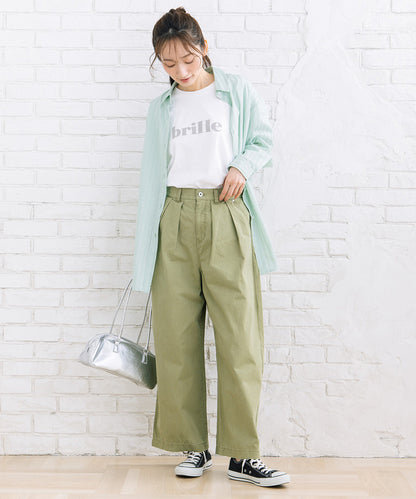 21号(6L～) FONTLAB 【COOL・抗菌・消臭・】シルケットフロッキーロゴTシャツ