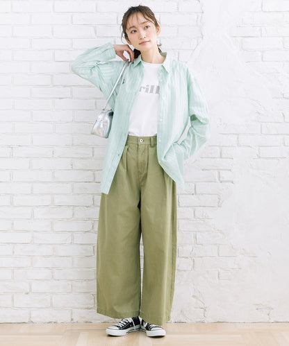 FONTLAB 【COOL・抗菌・消臭・】シルケットフロッキーロゴTシャツ