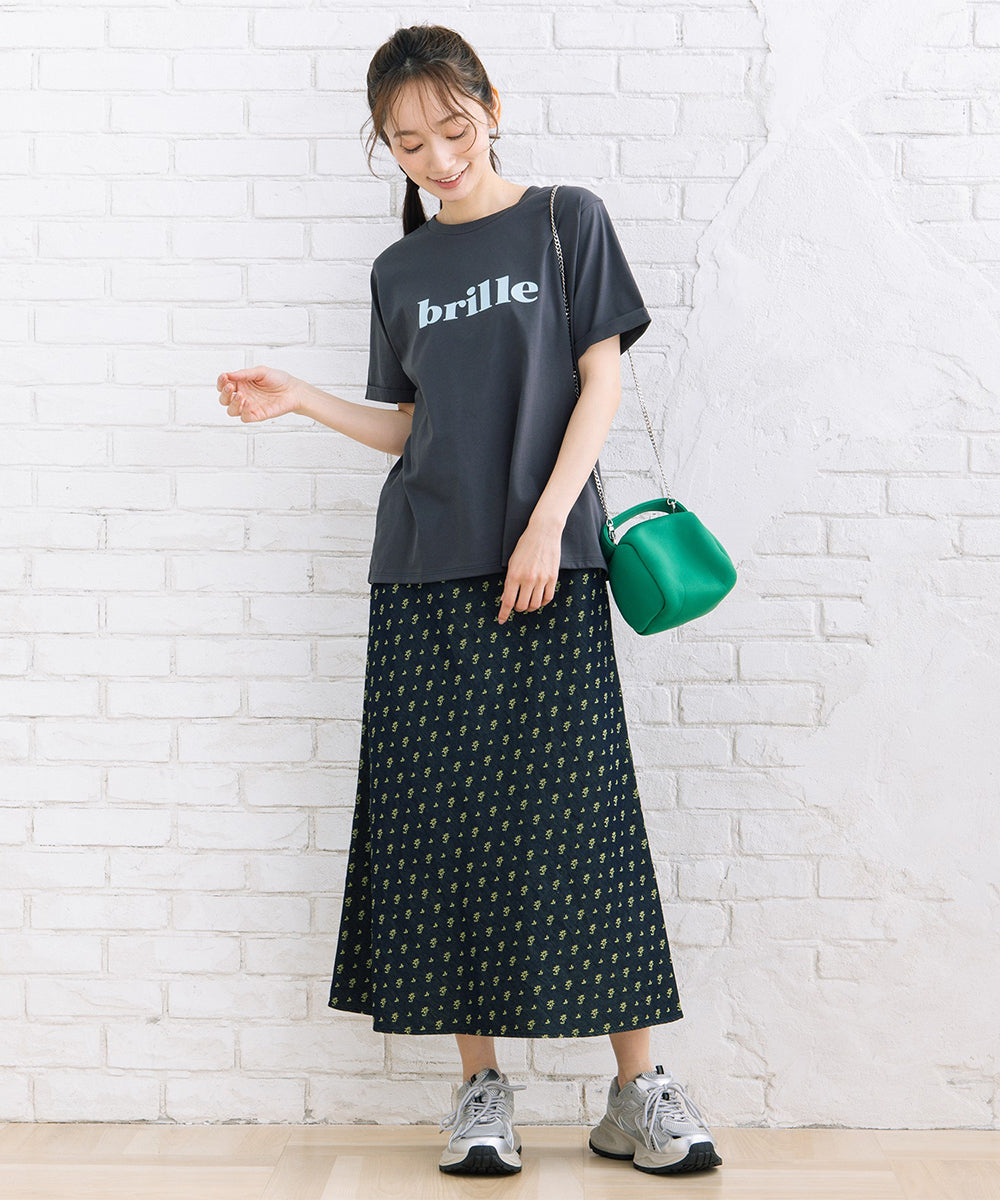 21号(6L～) FONTLAB 【COOL・抗菌・消臭・】シルケットフロッキーロゴTシャツ