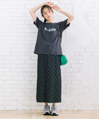 21号(6L～) FONTLAB 【COOL・抗菌・消臭・】シルケットフロッキーロゴTシャツ