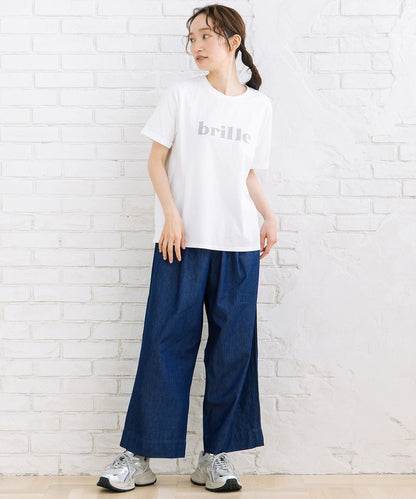 FONTLAB 【COOL・抗菌・消臭・】シルケットフロッキーロゴTシャツ