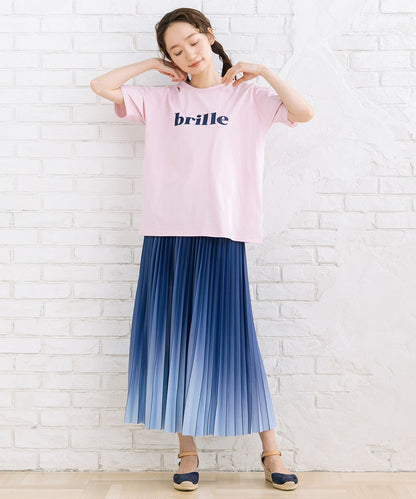 FONTLAB 【COOL・抗菌・消臭・】シルケットフロッキーロゴTシャツ