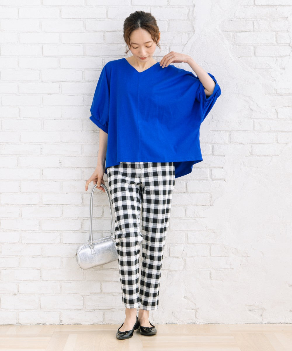 FONTLAB 【COOL・抗菌・消臭】シルケットVネックカットソー