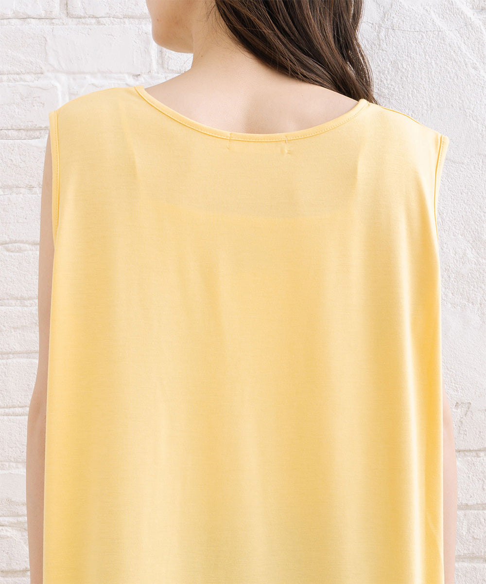 【抗菌・防臭】裾レースタンクトップ