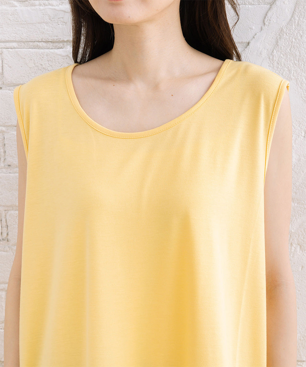 【抗菌・防臭】裾レースタンクトップ