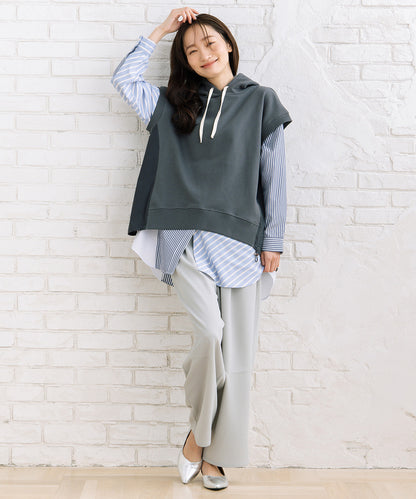 FONTLAB 布帛コンビフーディベスト