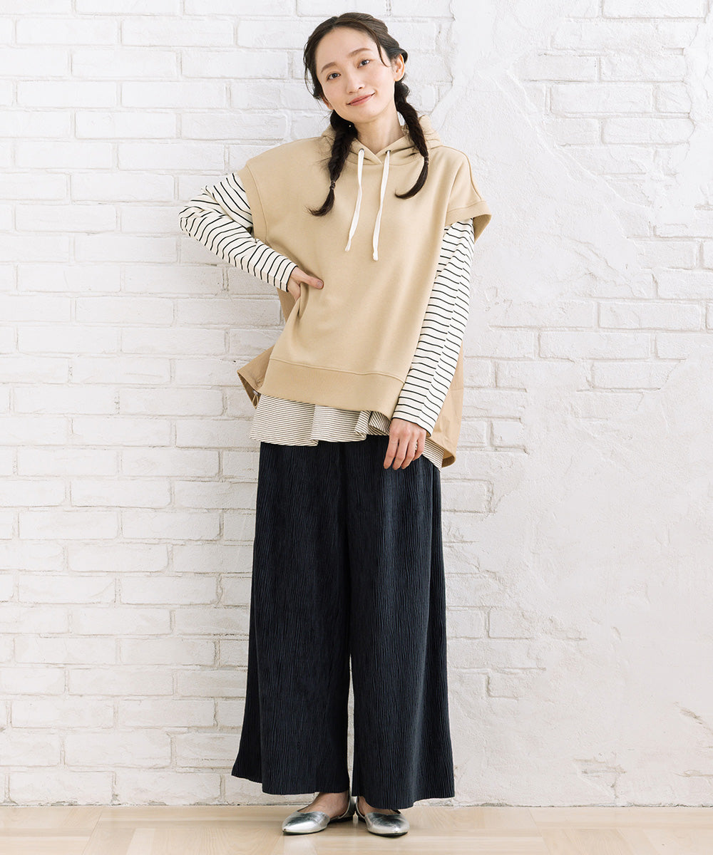 FONTLAB 布帛コンビフーディベスト