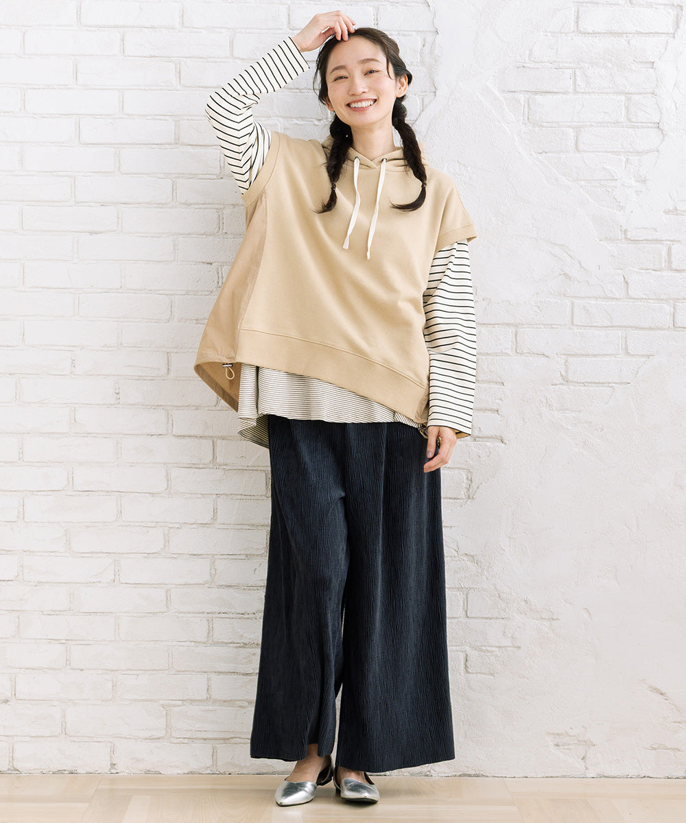 FONTLAB 布帛コンビフーディベスト