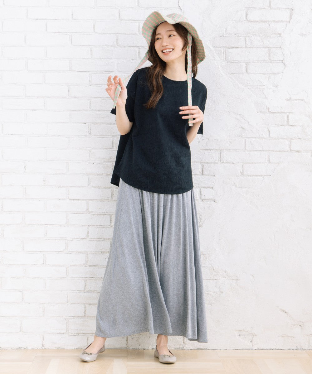 〈MADE IN JAPAN〉【LYCRA・COOLMAX・吸汗・速乾】シアサッカーカットソー【先行予約】