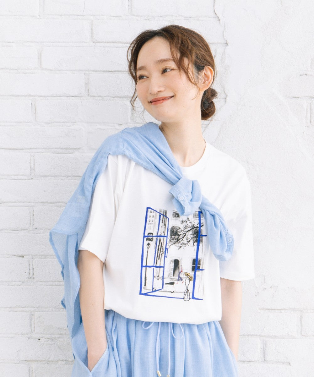 21号(6L～) ウィンドウビューアートTシャツ