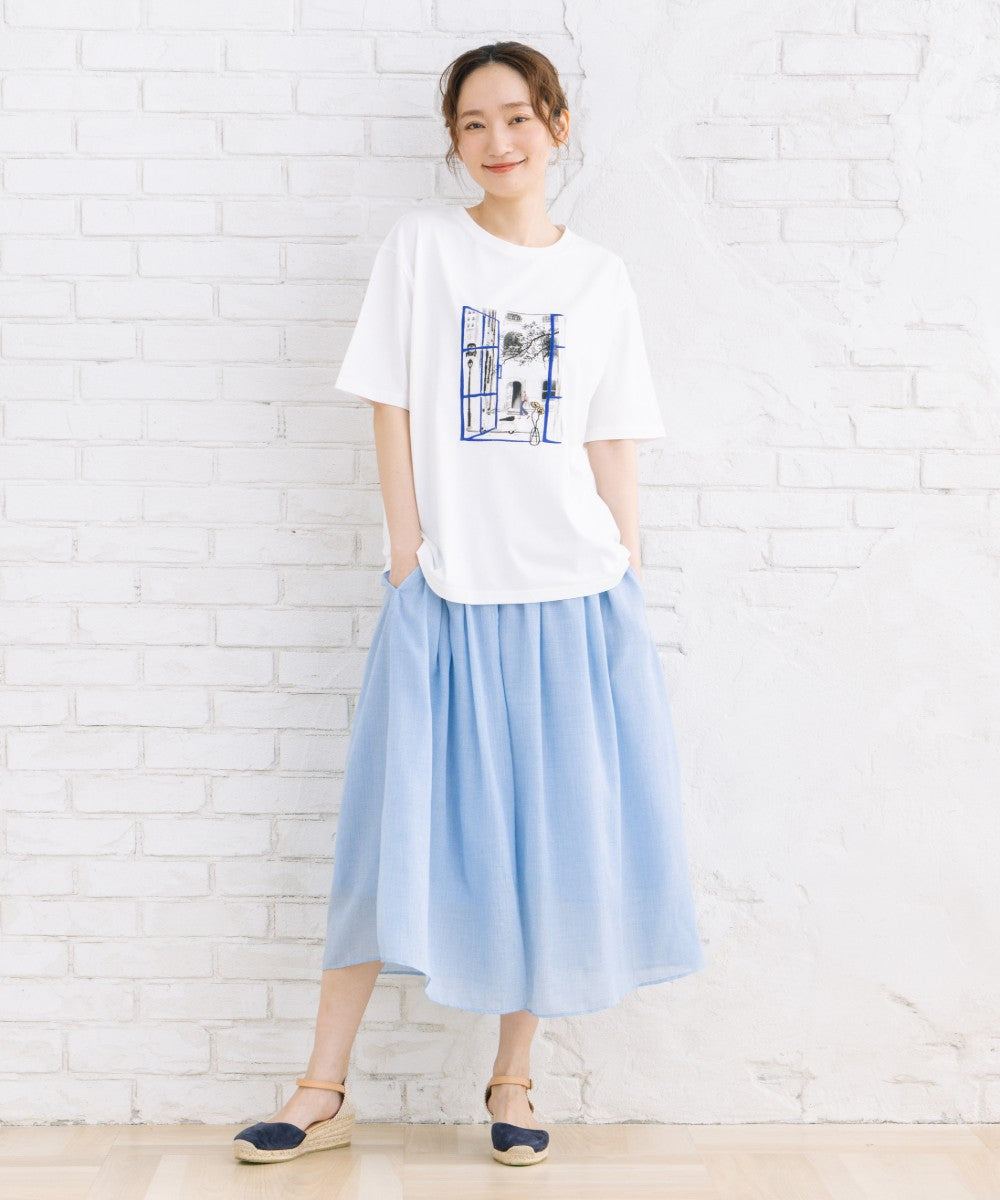 21号(6L～) ウィンドウビューアートTシャツ