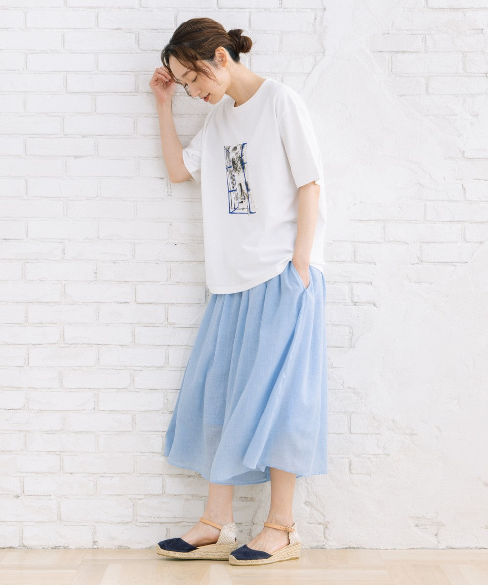 21号(6L～) ウィンドウビューアートTシャツ