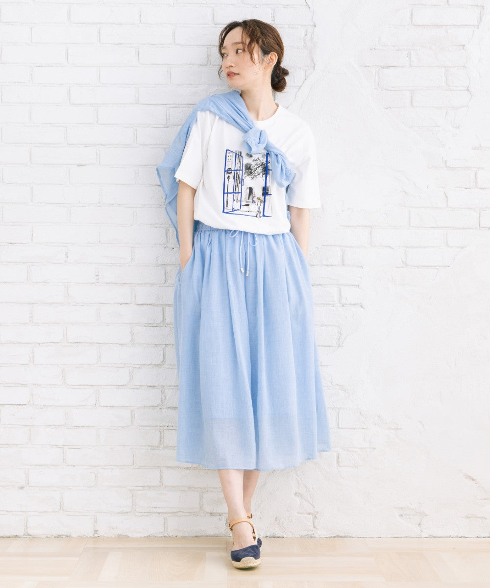 21号(6L～) ウィンドウビューアートTシャツ