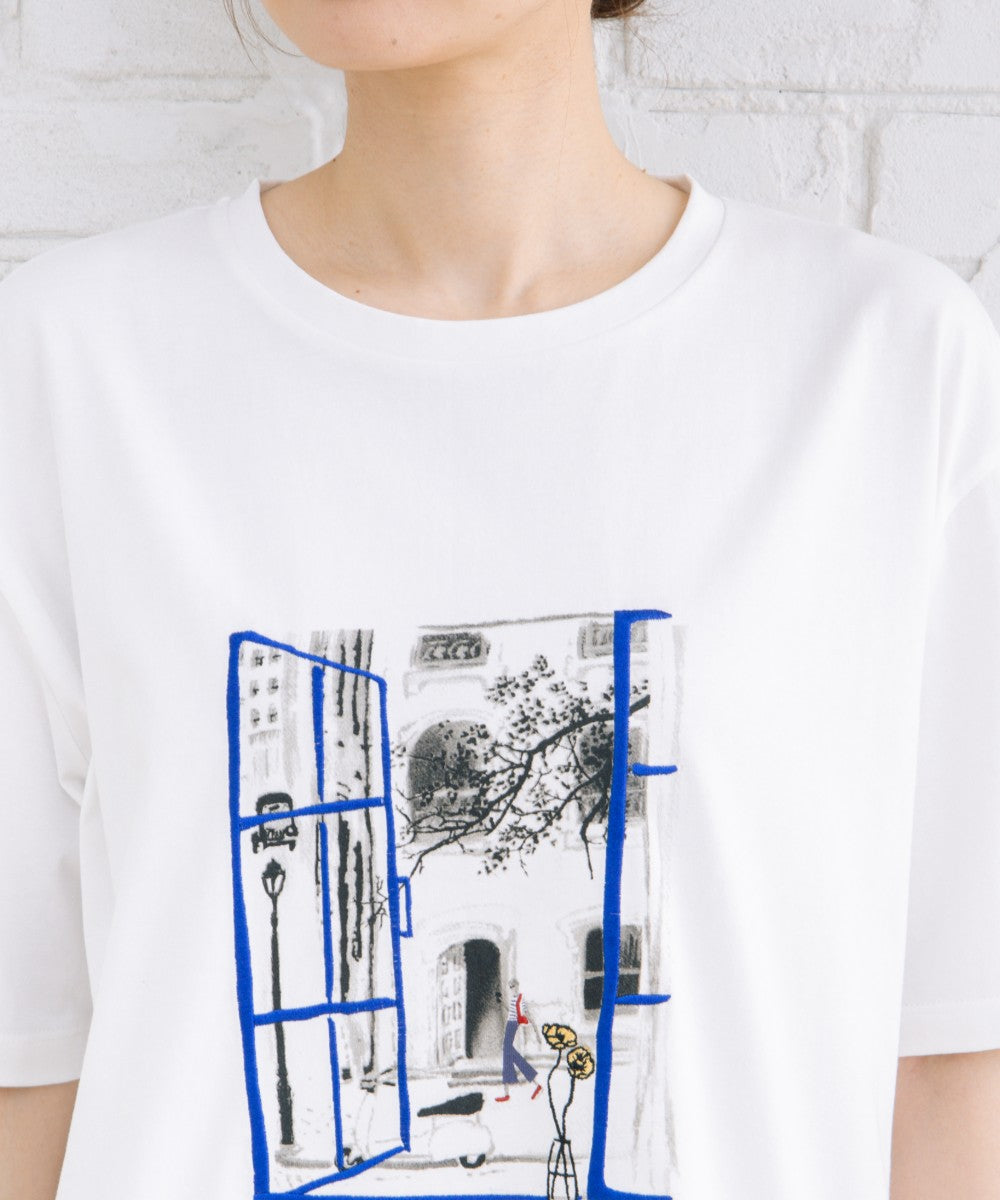 21号(6L～) ウィンドウビューアートTシャツ