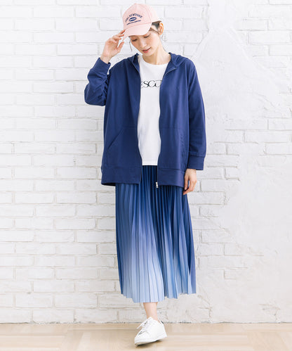 FONTLAB パールデコレートロゴ6分袖Tシャツ