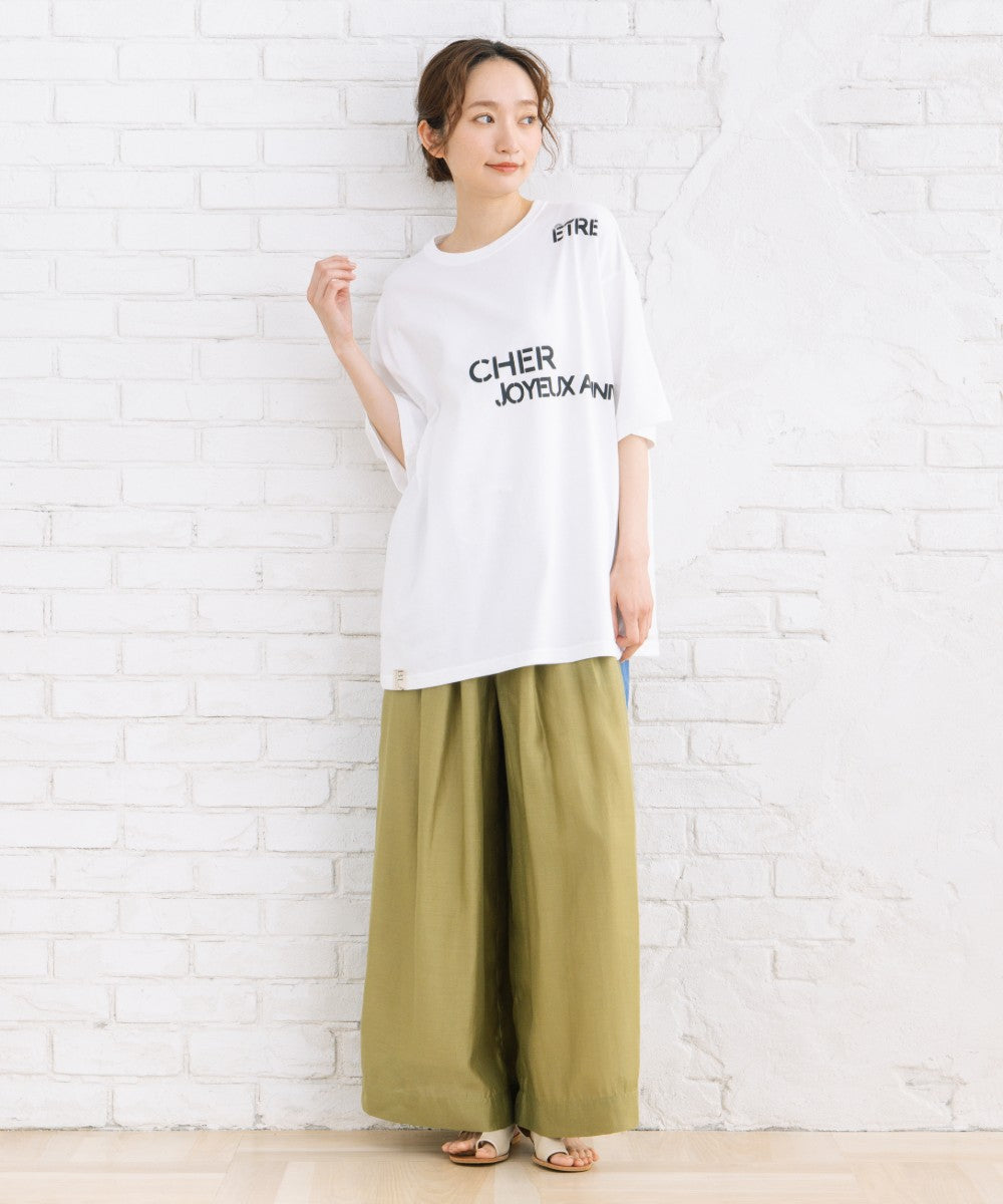 BLANC basque [Rogique]リバーシブルロゴプリントTシャツ