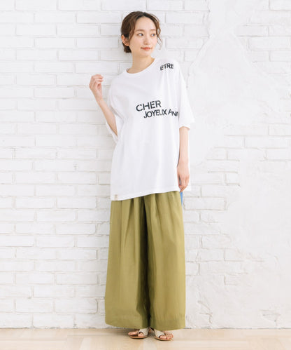 BLANC basque [Rogique]リバーシブルロゴプリントTシャツ