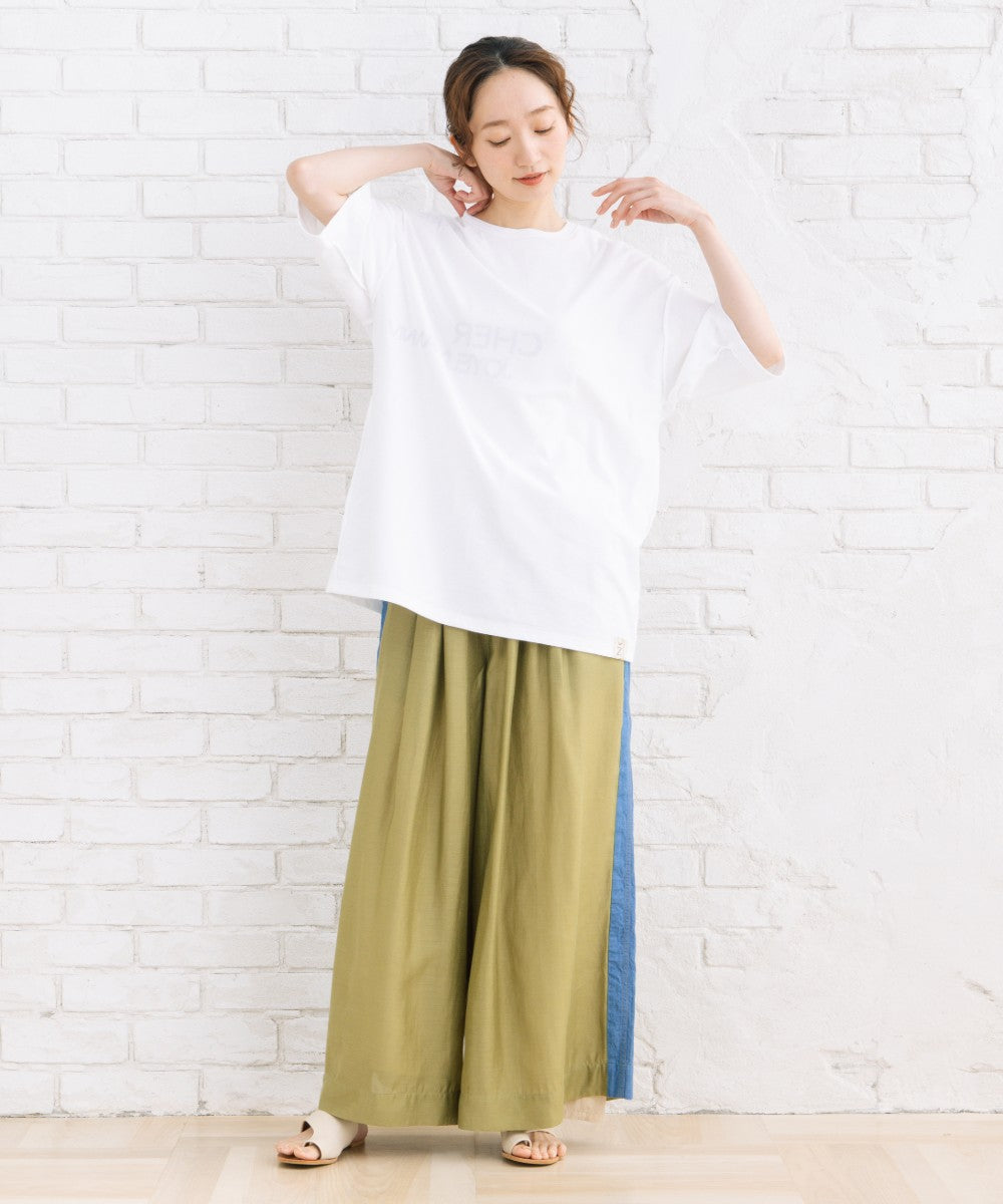 BLANC basque [Rogique]リバーシブルロゴプリントTシャツ