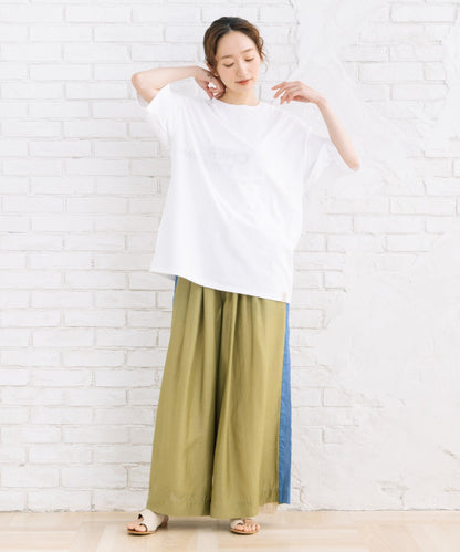BLANC basque [Rogique]リバーシブルロゴプリントTシャツ