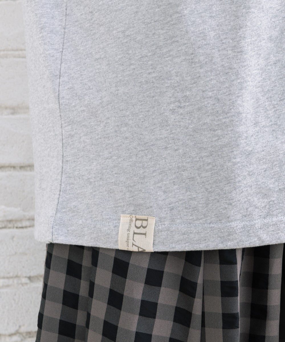 BLANC basque [Rogique]リバーシブルロゴプリントTシャツ