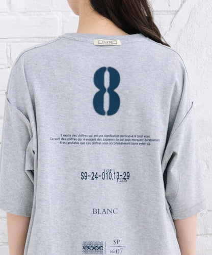 BLANC basque [Rogique]リバーシブルロゴプリントTシャツ