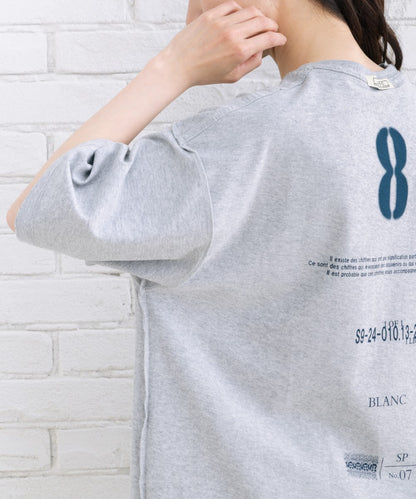 BLANC basque [Rogique]リバーシブルロゴプリントTシャツ