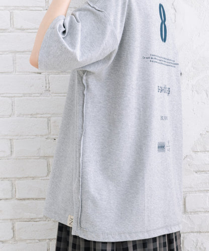 BLANC basque [Rogique]リバーシブルロゴプリントTシャツ