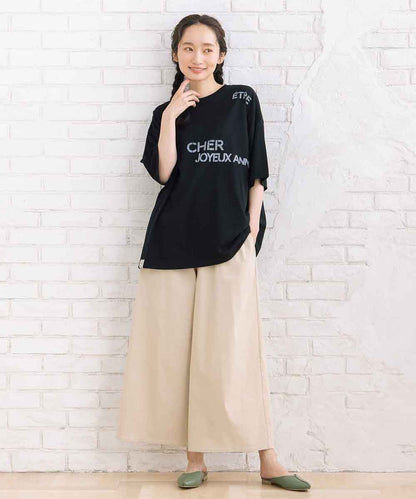 BLANC basque [Rogique]リバーシブルロゴプリントTシャツ