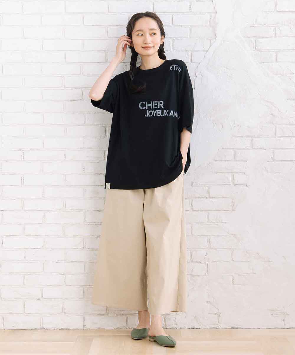 BLANC basque [Rogique]リバーシブルロゴプリントTシャツ