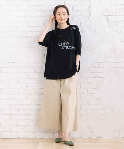 BLANC basque [Rogique]リバーシブルロゴプリントTシャツ