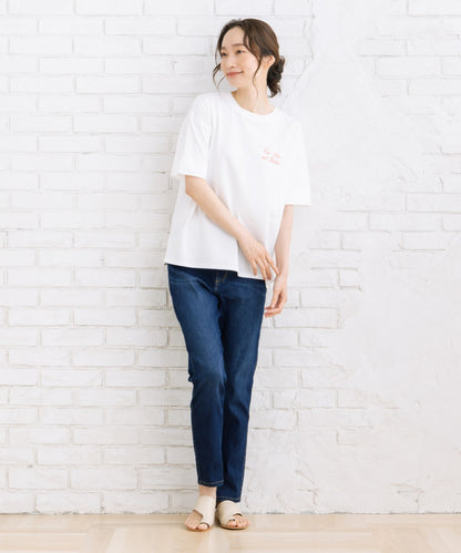 [Rogique]フレンチグリーティングロゴTシャツ【先行予約】