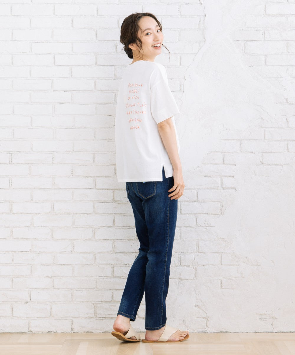 [Rogique]フレンチグリーティングロゴTシャツ【先行予約】