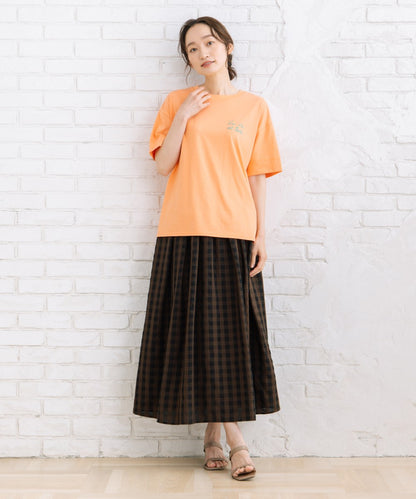 21号(6L～) [Rogique]フレンチグリーティングロゴTシャツ【先行予約】