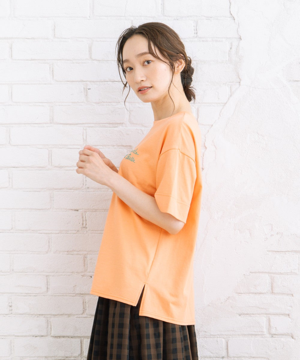 21号(6L～) [Rogique]フレンチグリーティングロゴTシャツ【先行予約】