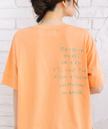 [Rogique]フレンチグリーティングロゴTシャツ【先行予約】