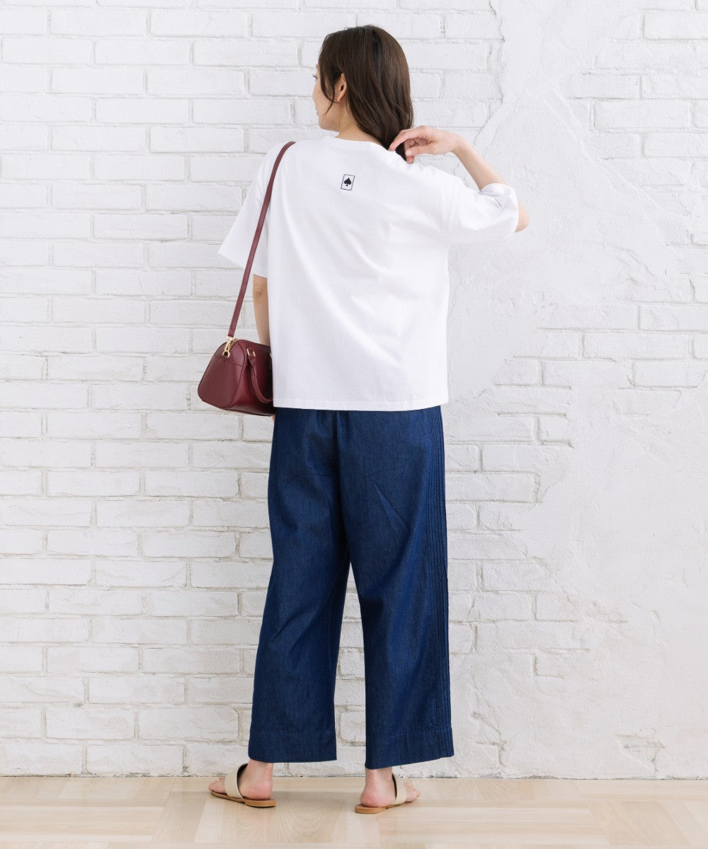 [Rogique]THE MACMILLAN Alice Alice introduction スペードトランプ刺繍Tシャツ