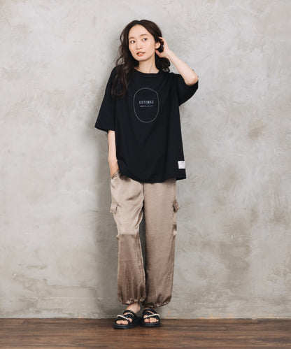 BLANC basque [Rogique]ニュアンスロゴプリントTシャツ【先行予約】