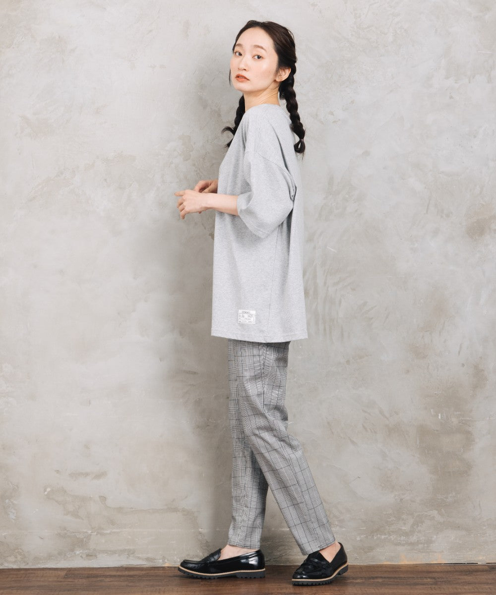 BLANC basque [Rogique]ニュアンスロゴプリントTシャツ