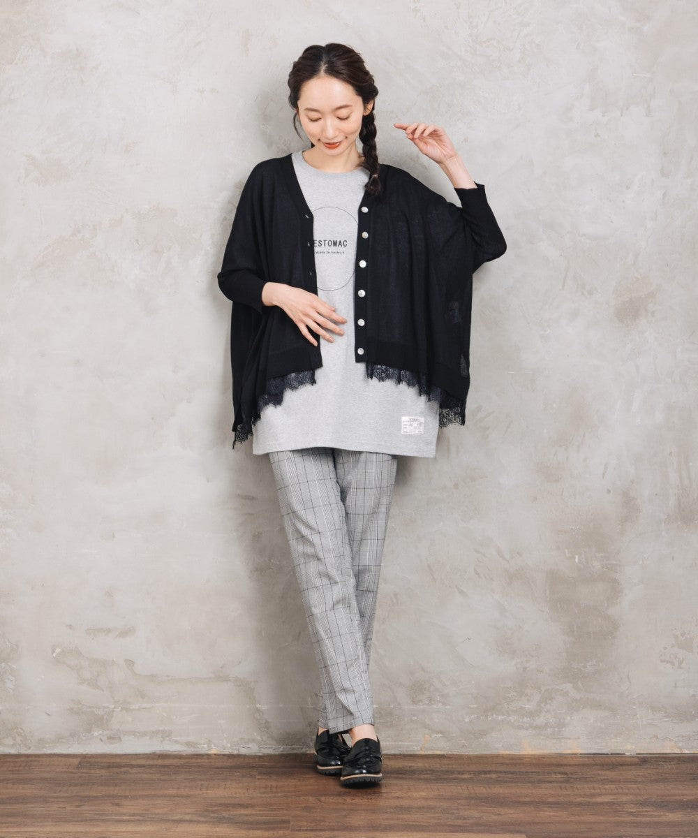 BLANC basque [Rogique]ニュアンスロゴプリントTシャツ