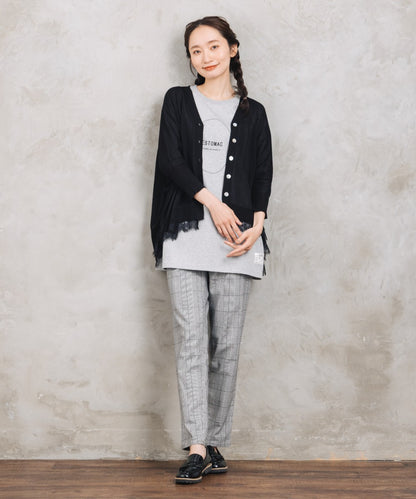 BLANC basque [Rogique]ニュアンスロゴプリントTシャツ【先行予約】
