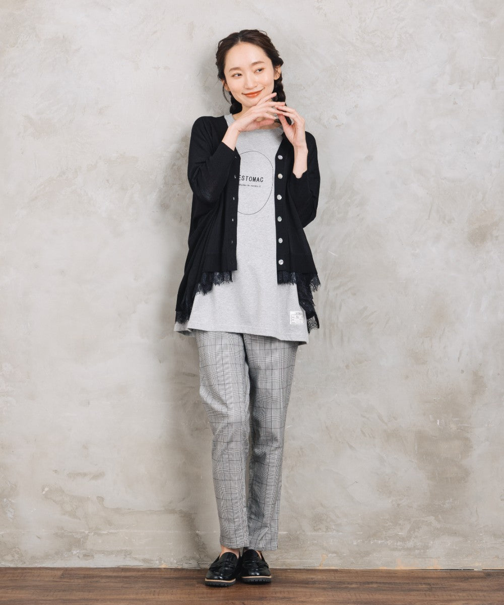 BLANC basque [Rogique]ニュアンスロゴプリントTシャツ