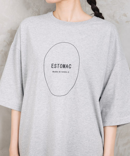 BLANC basque [Rogique]ニュアンスロゴプリントTシャツ【先行予約】