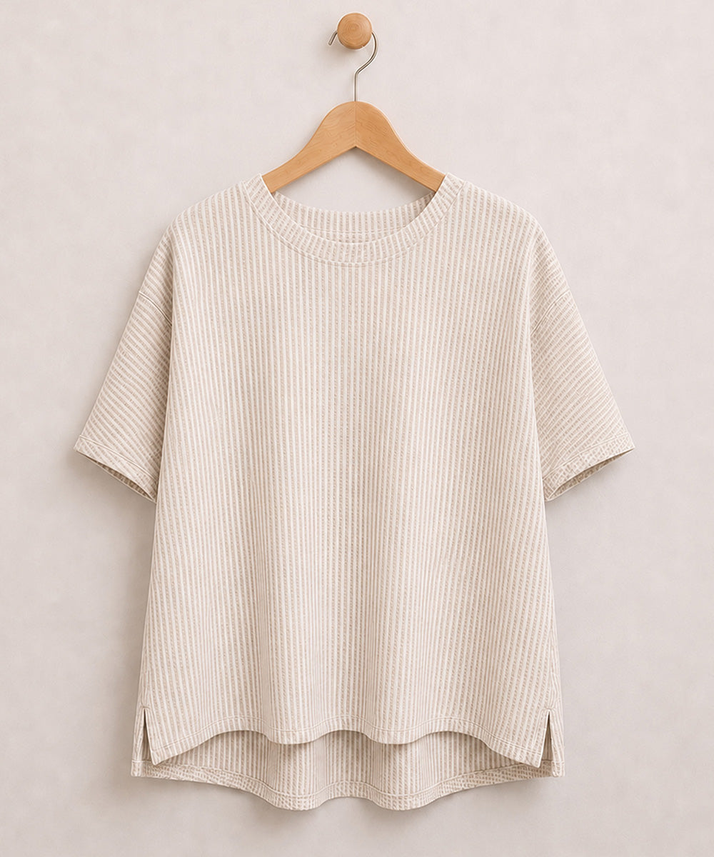 〈MADE IN JAPAN〉【LYCRA・COOLMAX・吸汗・速乾】シアサッカーカットソー【先行予約】