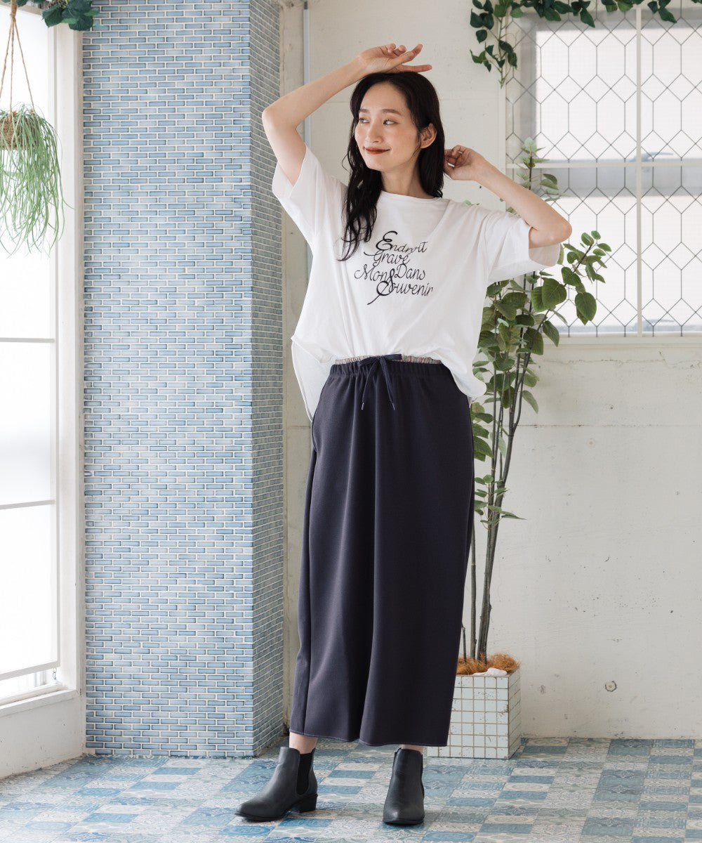 21号(6L～) FONTLAB メタルライクロゴハーフスリーブTシャツ