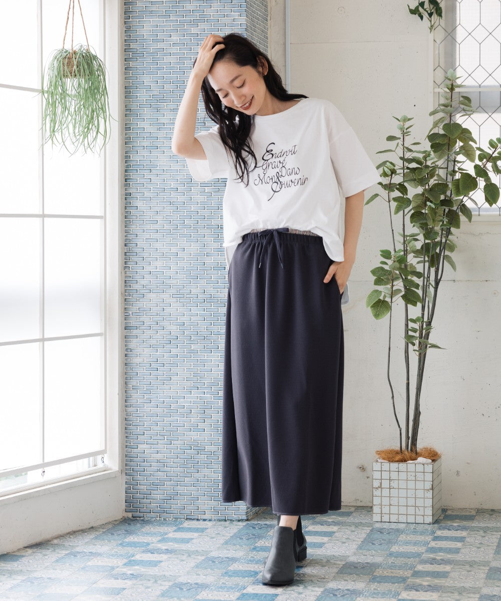 FONTLAB メタルライクロゴハーフスリーブTシャツ